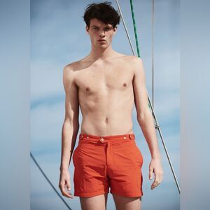 SOLID & STRIPED The Kennedy Swim Shorts Trunks Men's Medium